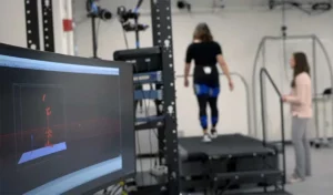 Research being done at the Human Movement Research Lab at Northeastern