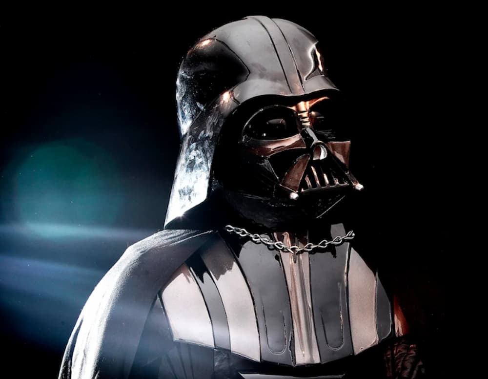 Photo of Darth Vader, a a fictional character in the Star Wars franchise