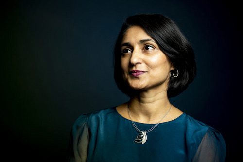 Portrait of Rupal Patel, joint professor the speech language pathology and audiology Bouve department and the College of Computer and Information Science