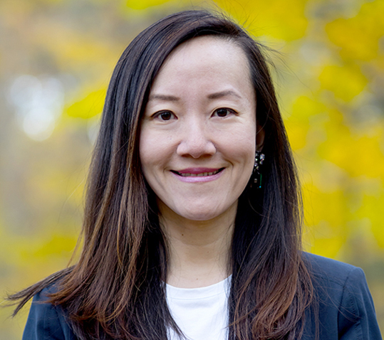 A photo of Professor Amy Lu smiling.