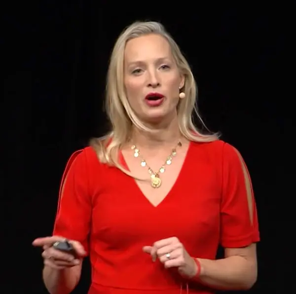 Alum Rebecca Love, Nurse Innovator giving a TED Talk, Saving the Future of Healthcare