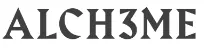 The Alch3Me logo.