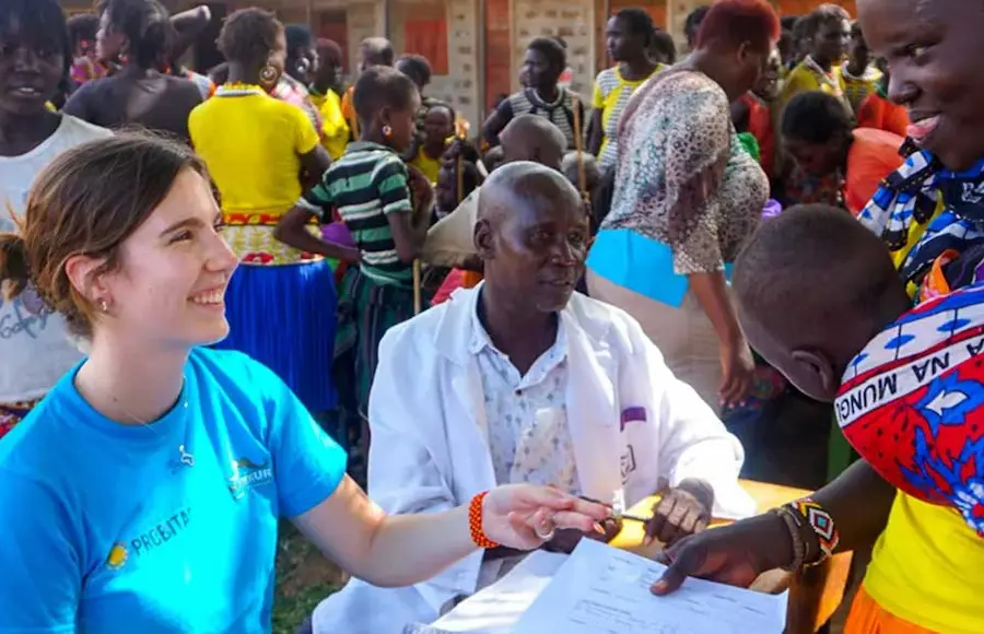Co-op student Grace Kennedy traveled to Kenya with fellow student Katherine O’Brien to do research on deadly neglected tropical disease visceral leishmaniasis Courtesy photo