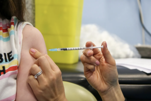 Nationwide vaccine rates of incoming kindergartners has been falling since the 2019-2020 school year. Photo by Dinendra Haria / Sipa via AP Images