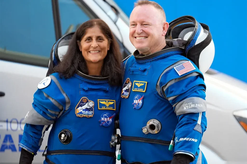 FILE – NASA astronauts Suni Williams and Butch Wilmore left Earth on June 5, 2024, on the Boeing Starliner, but haven’t returned due to issues with the spacecraft. AP Photo/Chris O’Meara, File