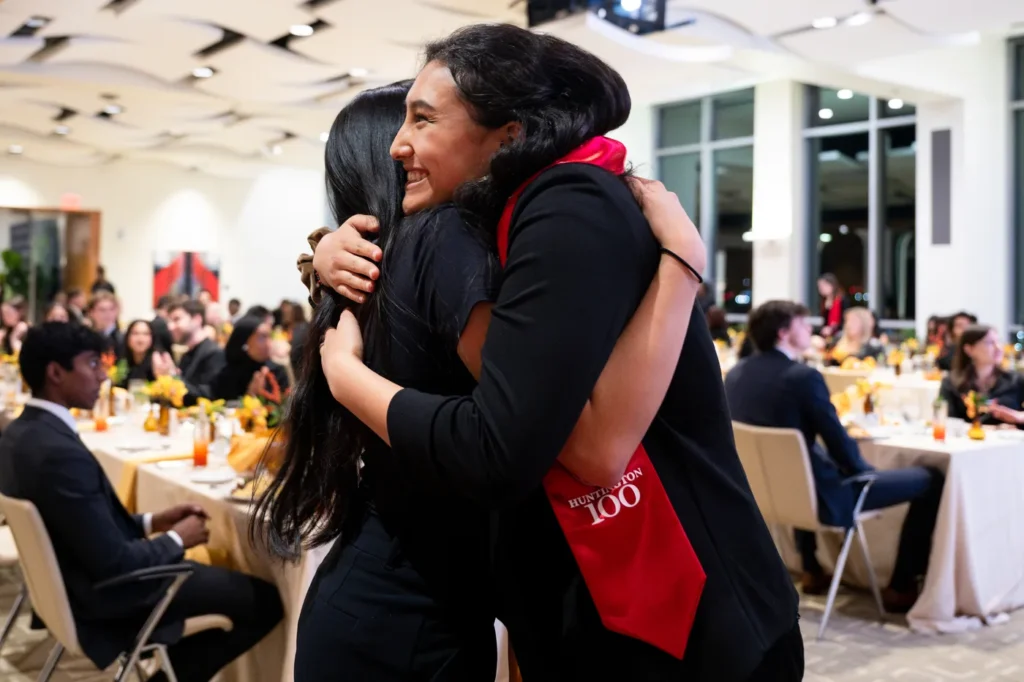 Students selected to be in the Huntington 100 are among the university’s most accomplished. Photo by Alyssa Stone/Northeastern University