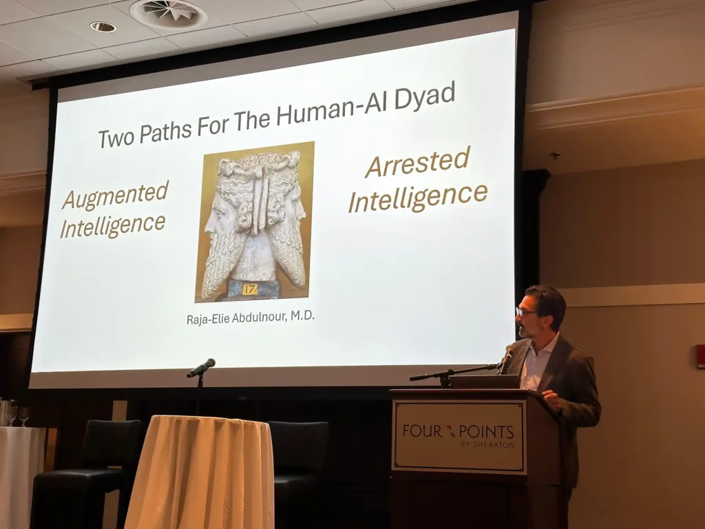Raja-Elie Abdulnour, MD, Brigham and Women’s Hospital, Boston, MA presents: Medical AI Augmented intelligence Vs. Arrested intelligence