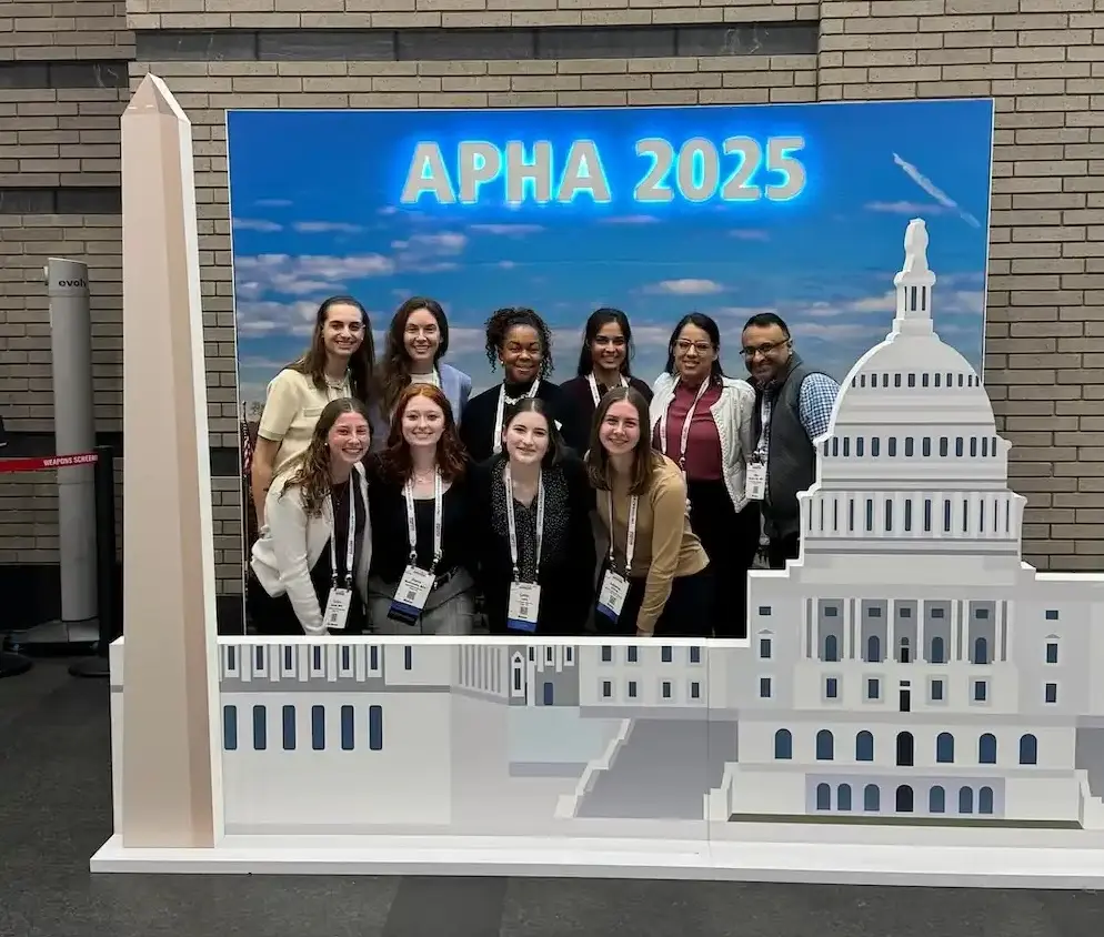 DPHHS faculty, staff, students and alumni at APHA 2025.