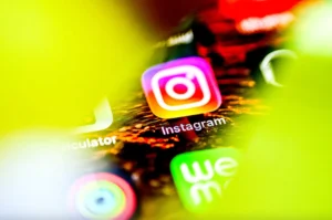 Photo of the Instagram app on a screen