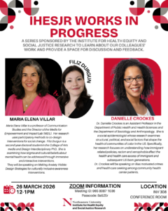 March Works In Progress Information Flyer