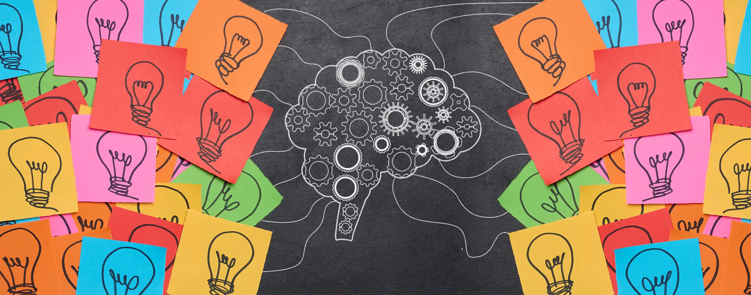Brain Gears and Post It Notes